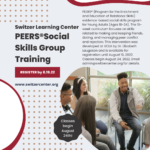PEERS® (Program for the Enrichment and Education of Relational Skills) evidence-based social skills program for Young Adults (Ages 18-24). The 16-week curriculum focuses on skills related to making and keeping friends, dating, and managing peer conflict and rejection. This intervention was developed at UCLA by Dr. Elizabeth Laugeson and is available for registration until August 19, 2022. Classes begin August 24, 2022. Email admin@switzercenter.org for details.